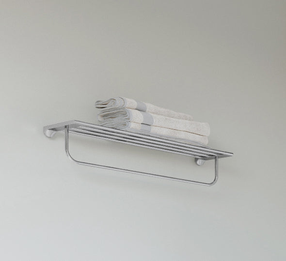 Imperia Bathroom Towel Shelf - Rustic Wooden Wall-Mounted Towel Rack for Spa, Shower & Home Decor - Perfect for Bathrooms, Kitchens & Laundry Rooms
