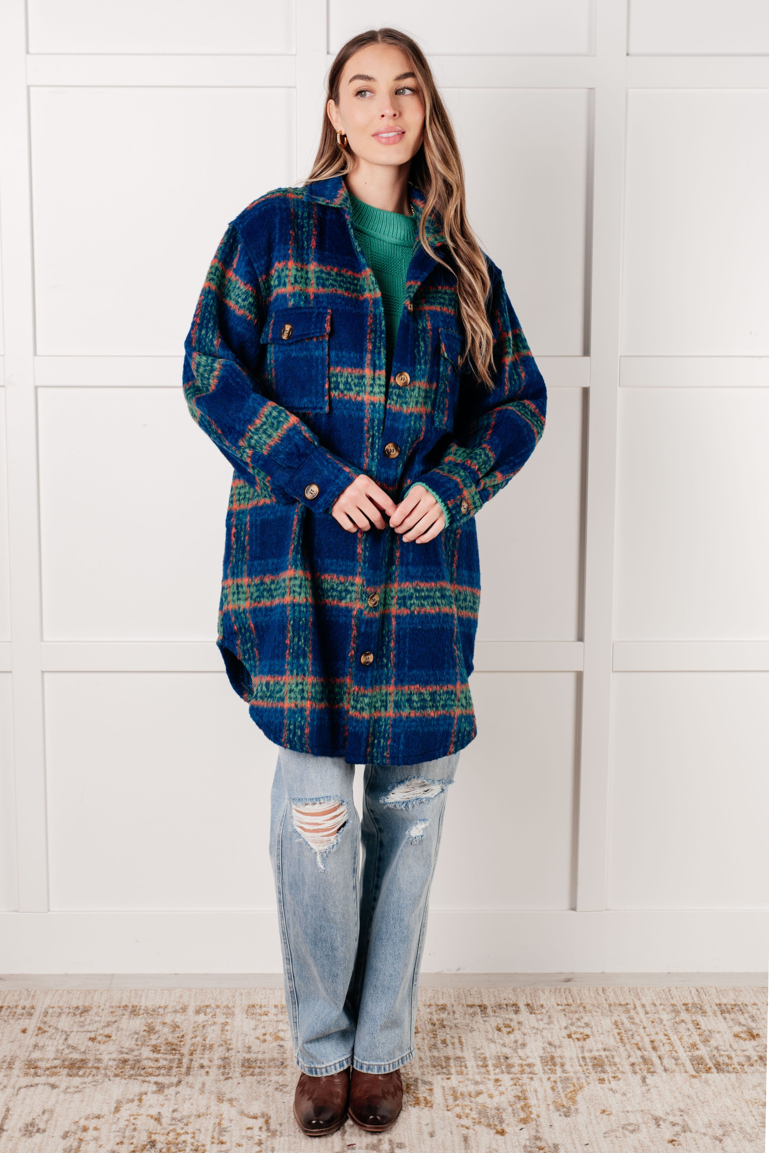 No Tears Plaid Coat for Women - Soft & Comfortable Winter Jacket - Perfect for Outdoor Activities & Casual Wear