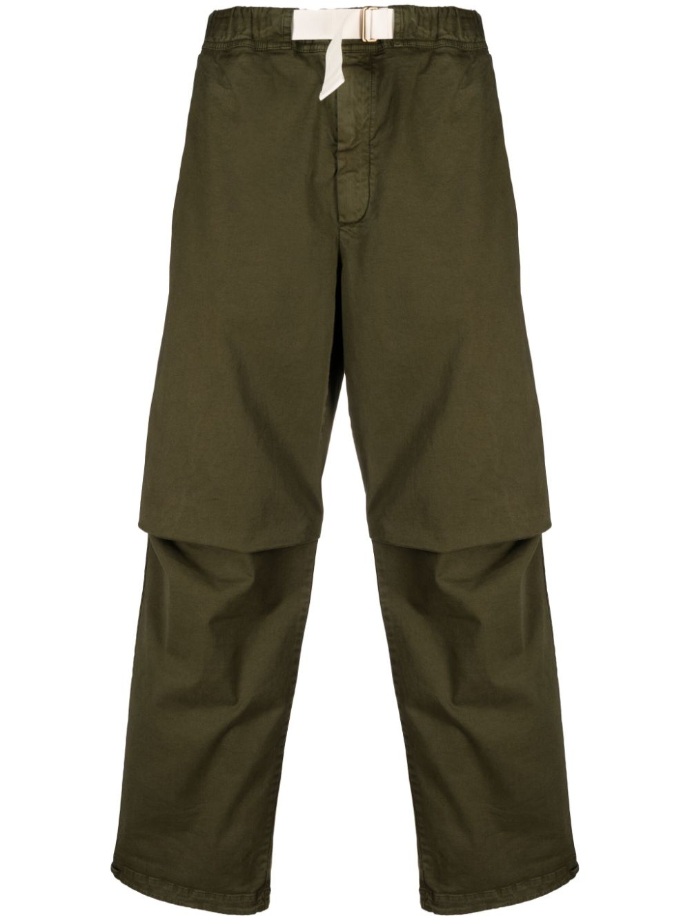 DARKPARK Men's Casual Green Trousers - Comfortable Stretch Pants for Outdoor Activities & Daily Wear