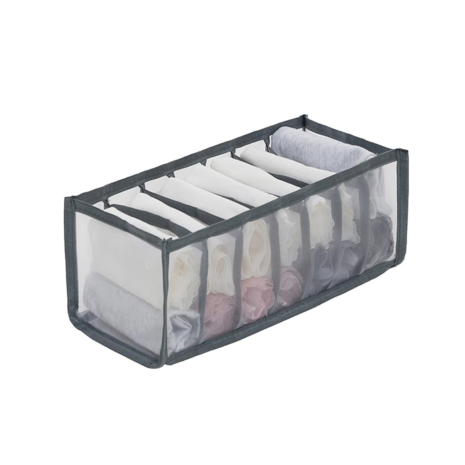 US Storage Organizer - 6/7/11 Grid Underwear Socks Bra Drawer Dividers for Wardrobe & Closet | Space Saving Closet Organization for Socks, Lingerie & Accessories