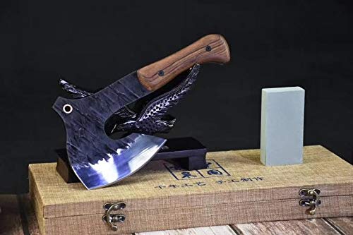 Sabrd Axe - High Carbon Steel Blade with Rosewood Scabbard - Premium Camping & Survival Tool for Outdoor Adventures, Hiking, and Bushcraft