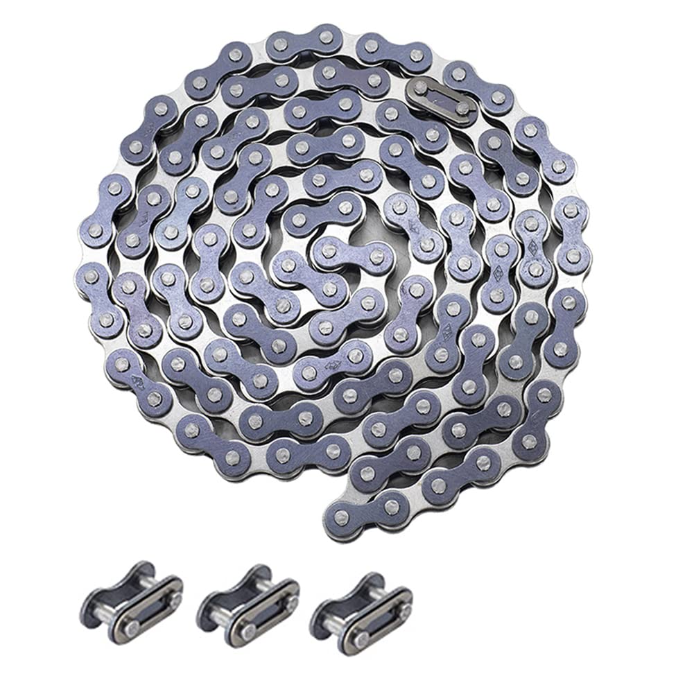 Single Speed Bicycle Chain - 20 Inch 86 Links Heavy Duty Bike Chain Accessories for Urban Commuting & Fixie Bikes