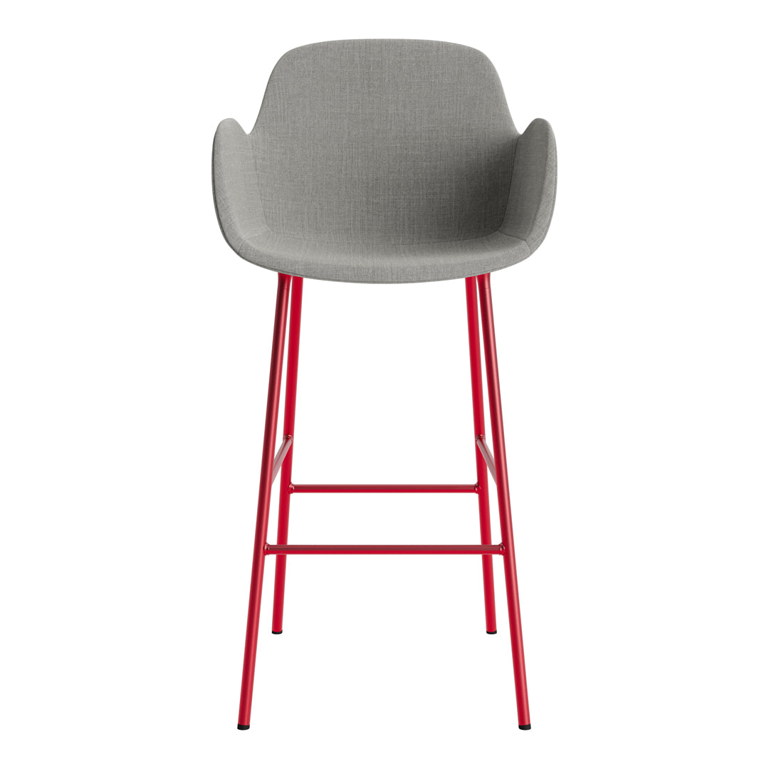 Form Bar Armchair - Fully Upholstered Modern Lounge Chair for Living Room, Office & Cafe | Comfortable Seating Solution for Home & Commercial Spaces