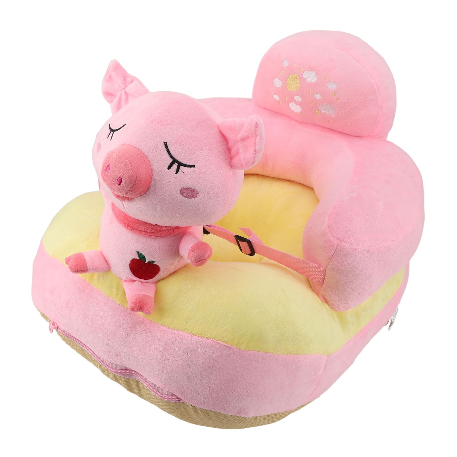 Multipurpose Baby Support Floor Sofa - Comfortable & Safe for Infants & Toddlers - Indoor Play, Crawling, Sitting & Lounging (Rose Pink) - Perfect for Nursery, Playroom & Living Room