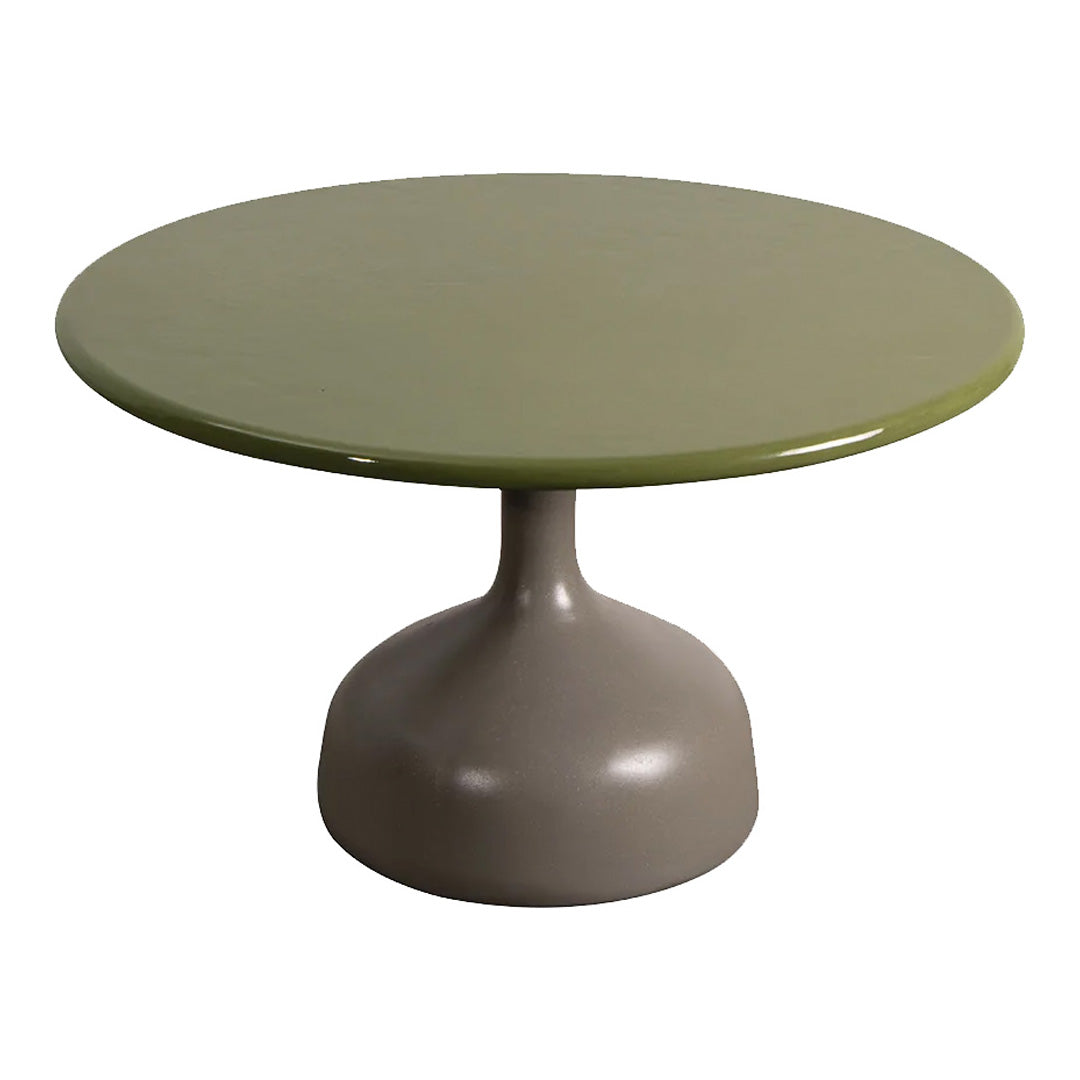 Modern Round Coffee Table with Glass Top - Large Size for Living Room, Lounge & Office Decor