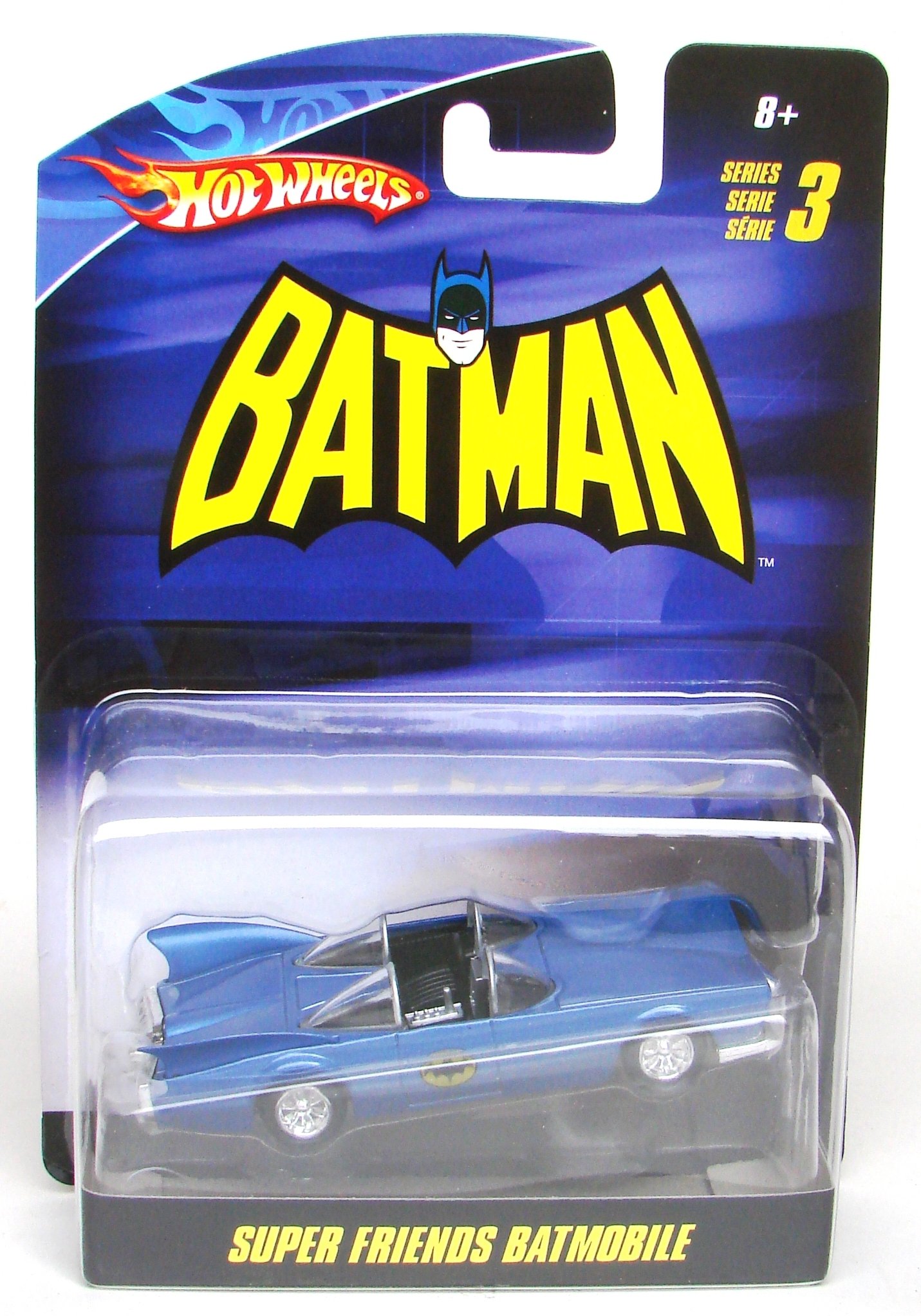 Hot Wheels Batman Series 3 Super Friends Batmobile Die-Cast Car - DC Comics Collectible Toy for Kids & Adults - Perfect for Play, Display & Gift Giving