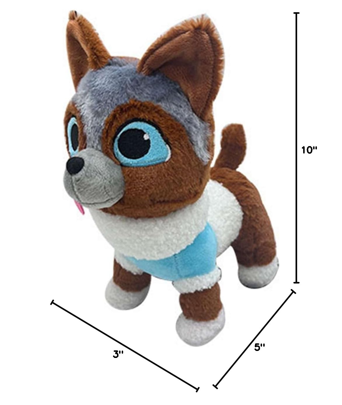 Puss in Boots Perrito Plush Toy - Cute Stuffed Animal Dog Doll from The Last Wish Movie | Soft Plushie Gift for Kids, Collectors & Fans | Perfect for Bedtime, Playtime & Movie-Themed Decor