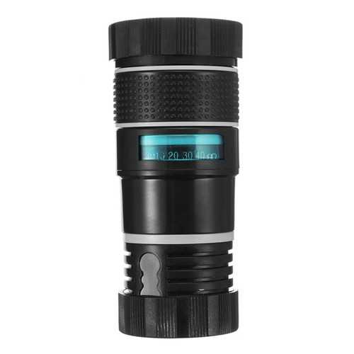 8X Zoom Optical Telescope Camera Lens with Manual Focus - Telephoto Lens for Smartphones & Tablets - Perfect for Bird Watching, Travel Photography, and Outdoor Adventures