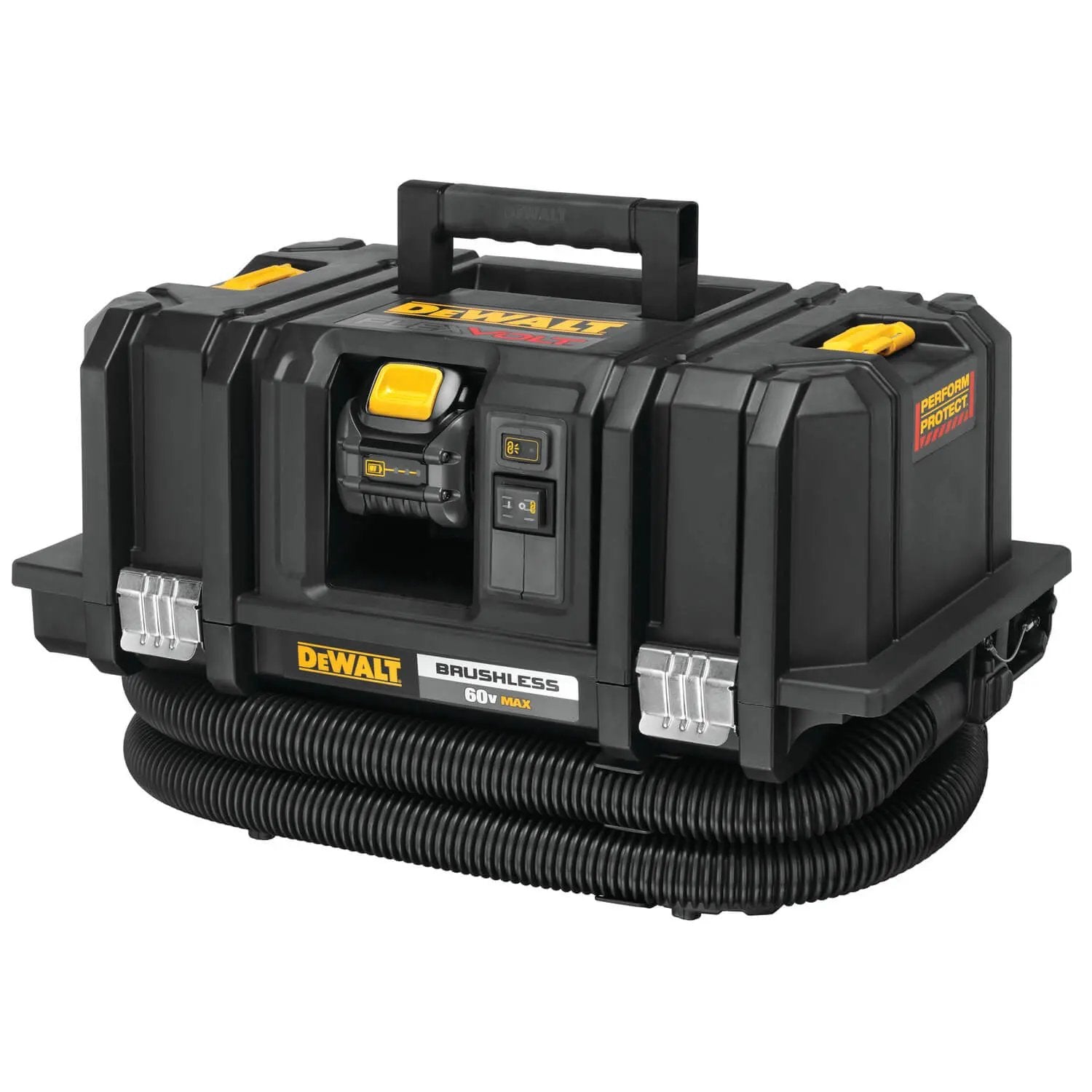 DEWALT DCV585T2 60V Max Flexvolt Cordless Dust Extractor Kit - Powerful Wet/Dry Vacuum for Construction, Woodworking & DIY Projects