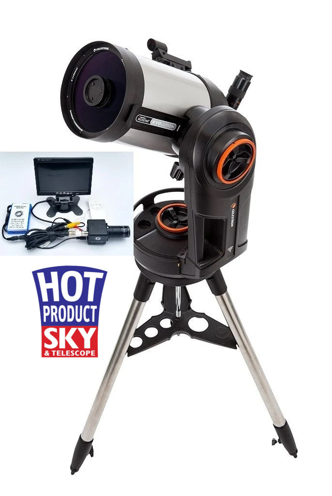 Celestron NexStar Evolution 6 Computerized Telescope - 12090 - Perfect for Stargazing, Astrophotography & Backyard Astronomy
