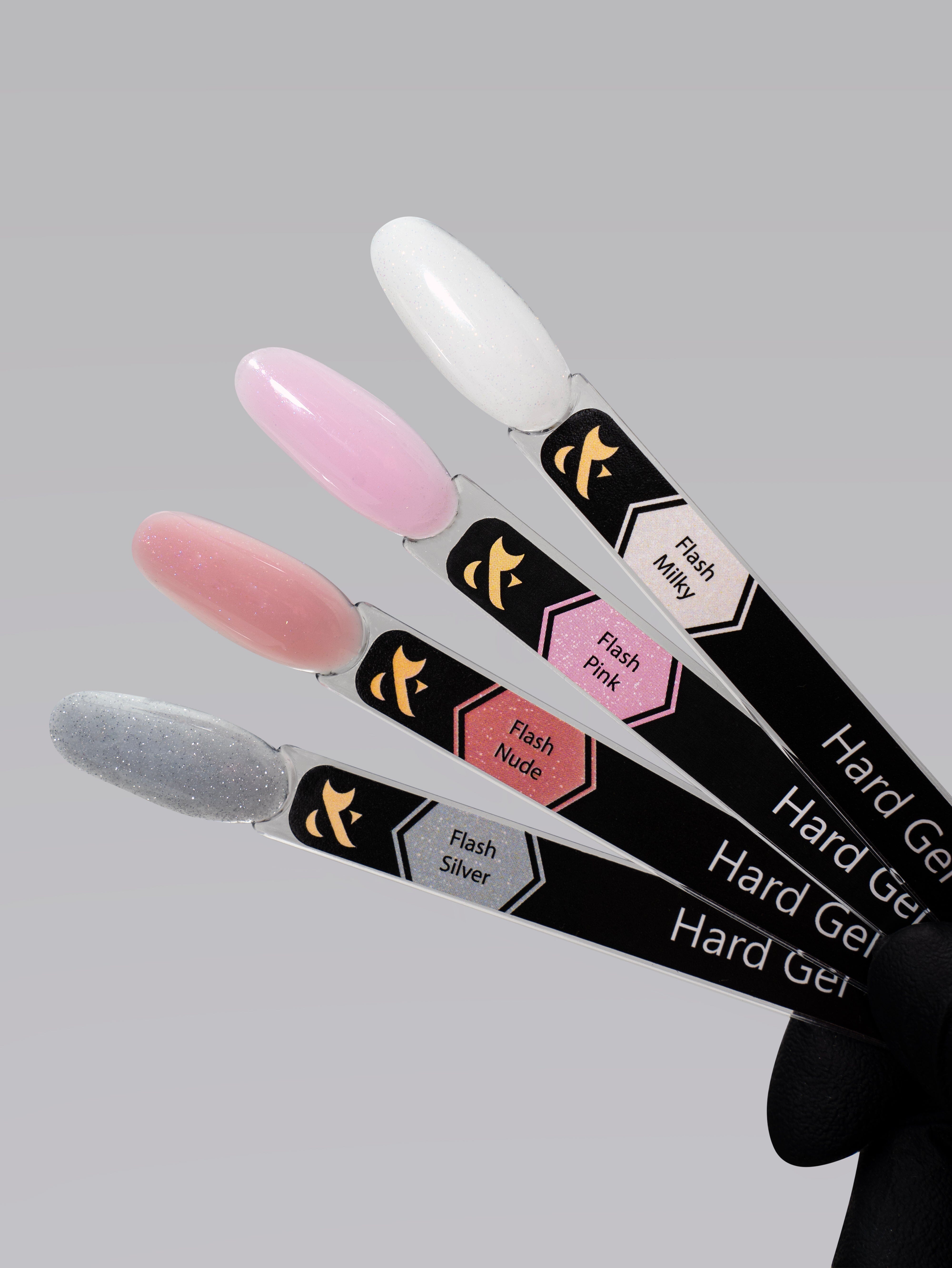 F.O.X Hard Gel Flash Pink Nail Polish - 15ml Bottle for Long-Lasting Manicures & Pedicures | Perfect for Nail Salons & DIY Nail Art at Home
