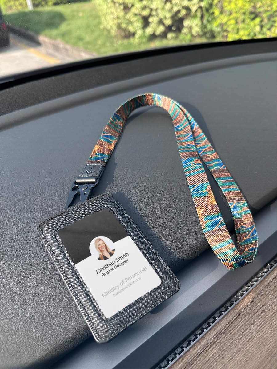 Cool Lanyards for Keys & ID Badges - Neck Strap Holder for Work & Events