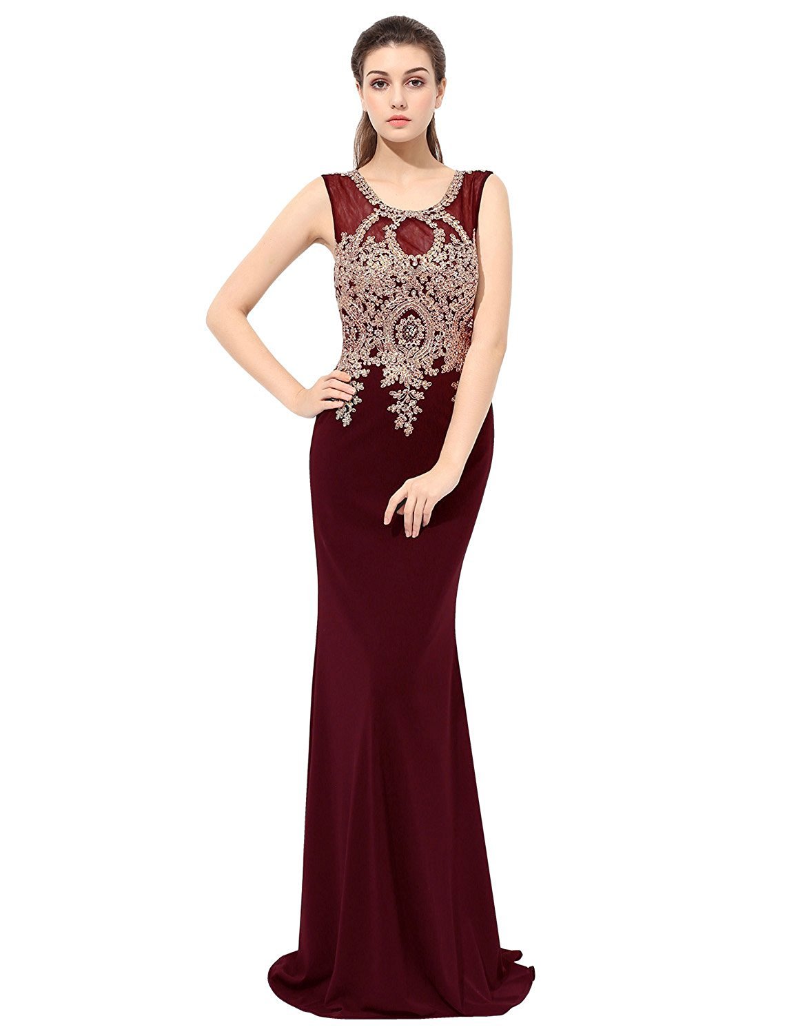 2024 Women's Luxury Mermaid Prom Dress - Elegant Lace Long Formal Evening Gown for Homecoming, Wedding & Special Occasions