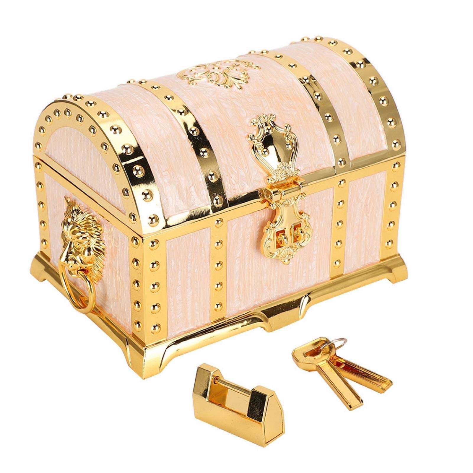 Vintage Jewelry Organizer Box for Women - Elegant Jewelry Storage with Multiple Compartments for Necklaces, Rings, Earrings - Perfect for Office, Bedroom, and Home Decor