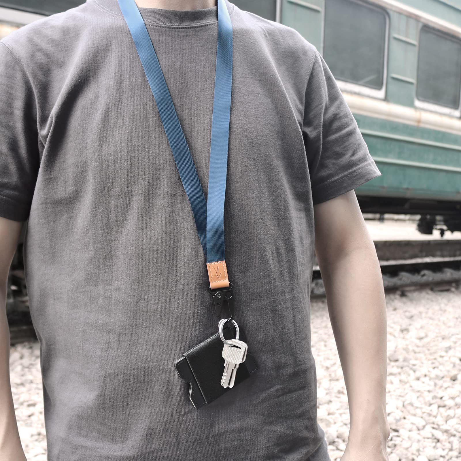 Cool Lanyards for Keys & ID Badges - Neck Strap Key Holder for Work & Events
