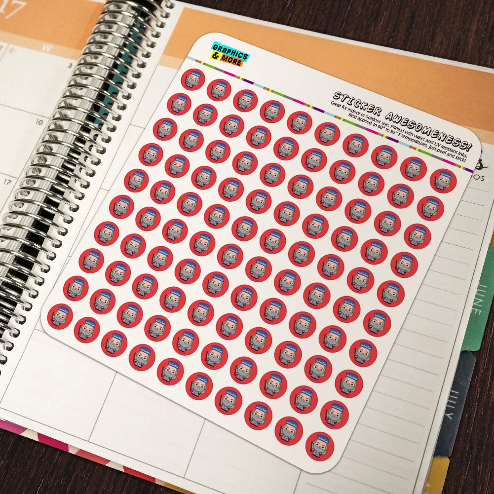 Harry Potter Dumbledore Cute Chibi Stickers - Planner, Calendar & Scrapbooking Decorative Stickers for Journaling, DIY Crafts, and School Supplies - Perfect for Bullet Journals, Gift Wrapping, and Party Favors