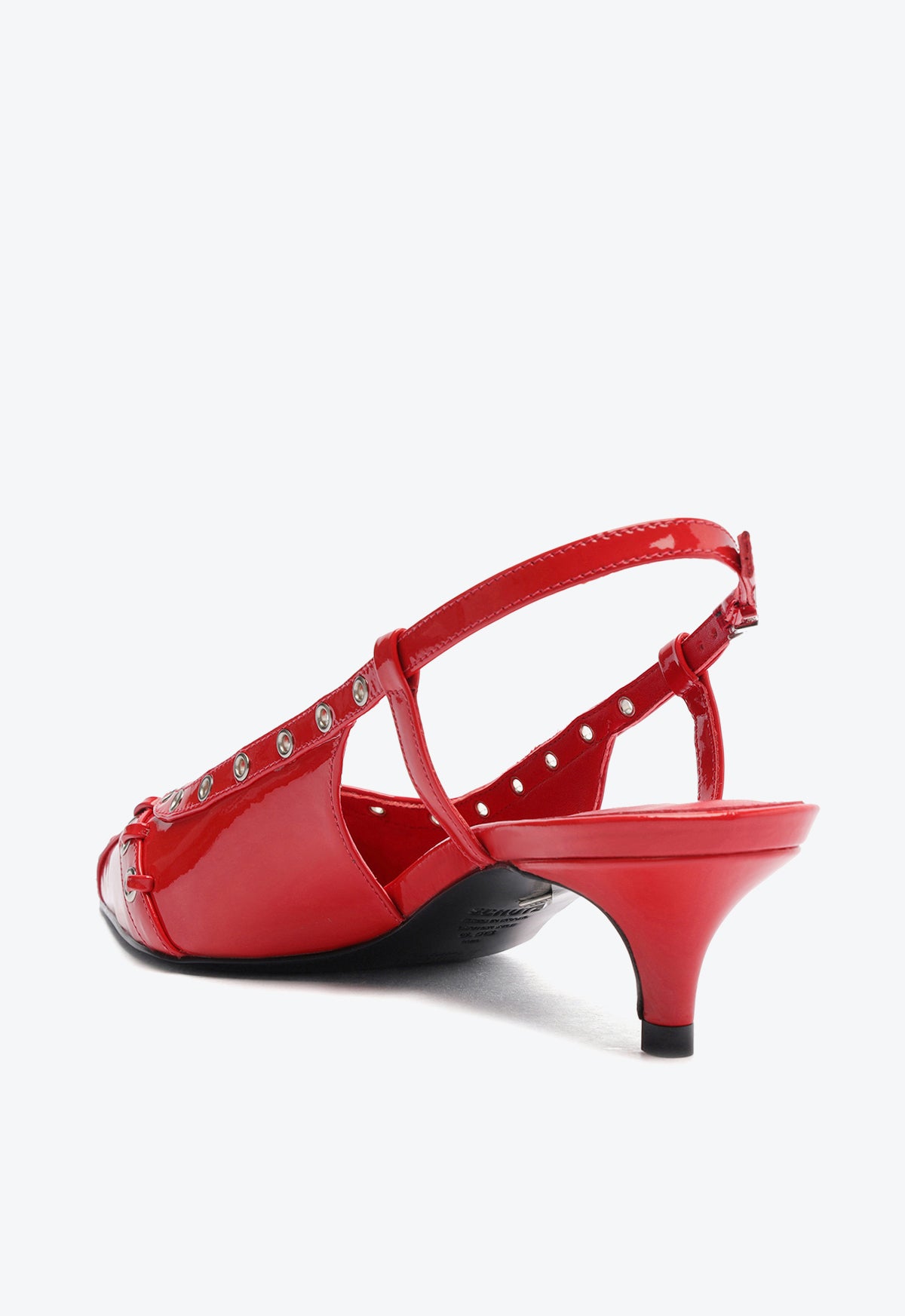 Ruth Mid Heel Patent Leather Pumps for Women - Classic Pointed Toe Dress Shoes for Office, Party & Wedding