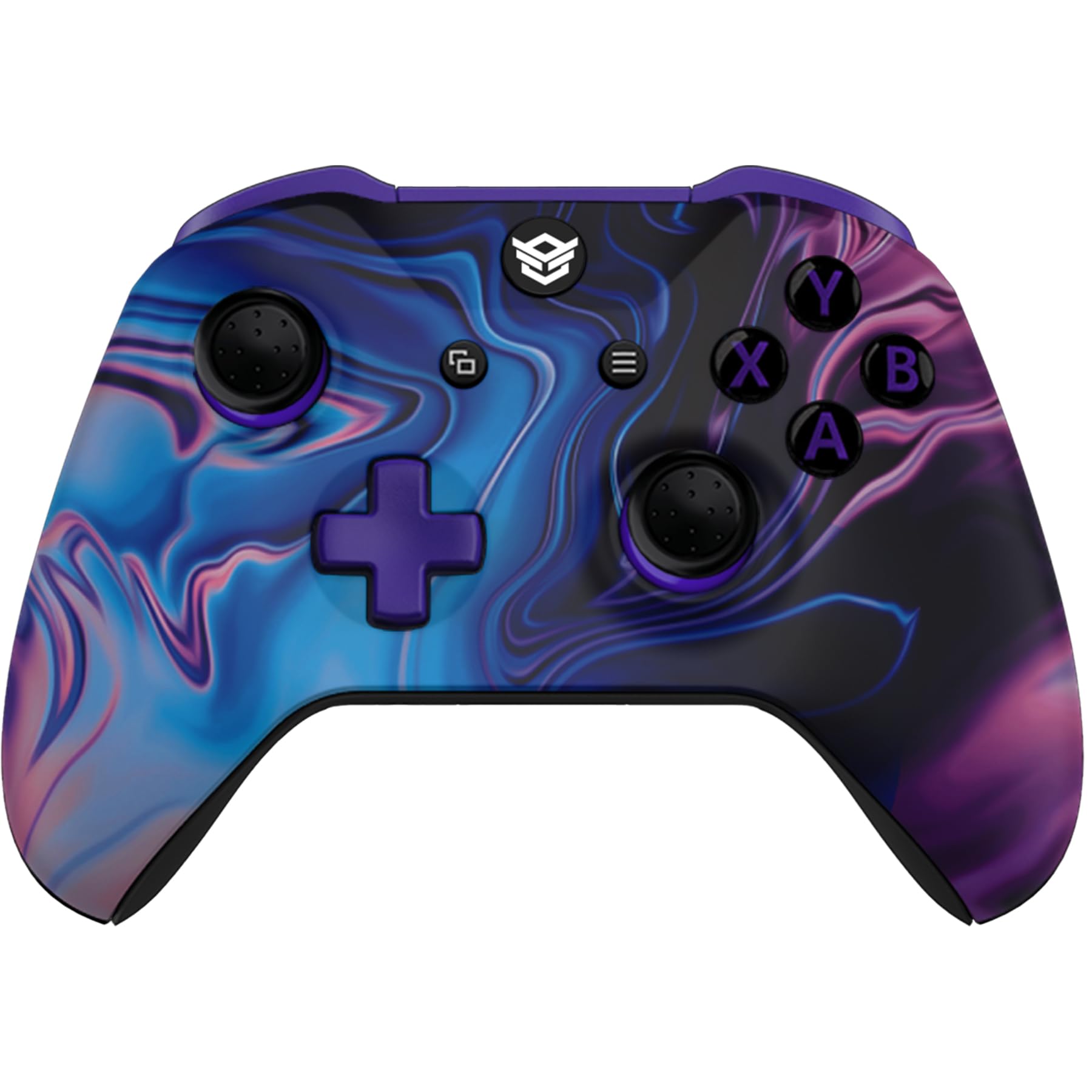 HEXGAMING ULTRA ONE Wireless Gaming Controller for Xbox Series X/S, Xbox One & Windows PC (7/8/10) - 4 Remappable Back Paddles, Adjustable Hair Triggers, Interchangeable Thumbsticks, 6 Custom Profiles - Chaos Purple - Perfect for Competitive Gaming & Long Play Sessions