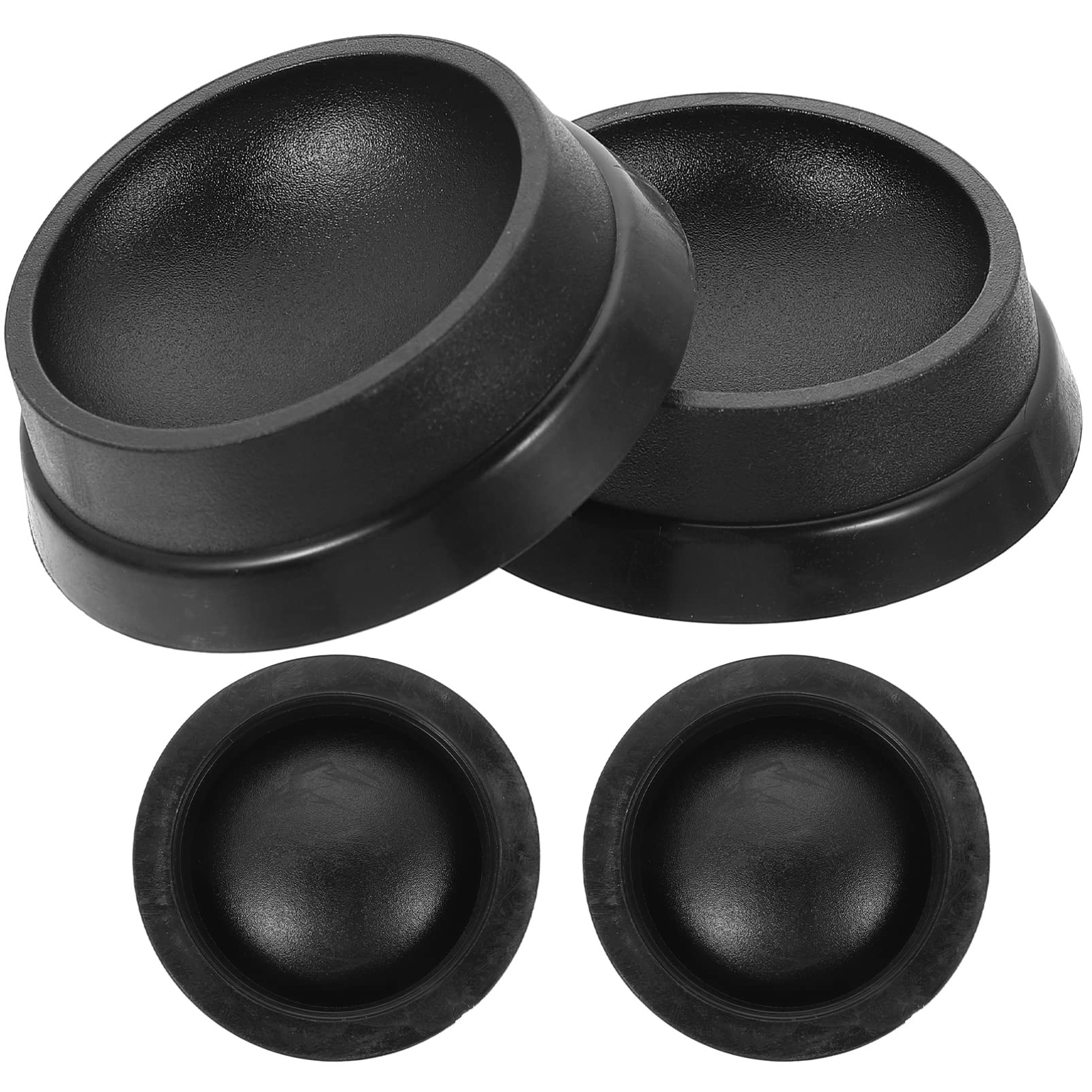 Non-Slip Rubber Furniture Pads - 4 Piece Round Cup Grippers for Chairs, Tables, Desks | Protects Floors & Reduces Noise | Perfect for Home, Office, Car Mats & Smooth Surfaces