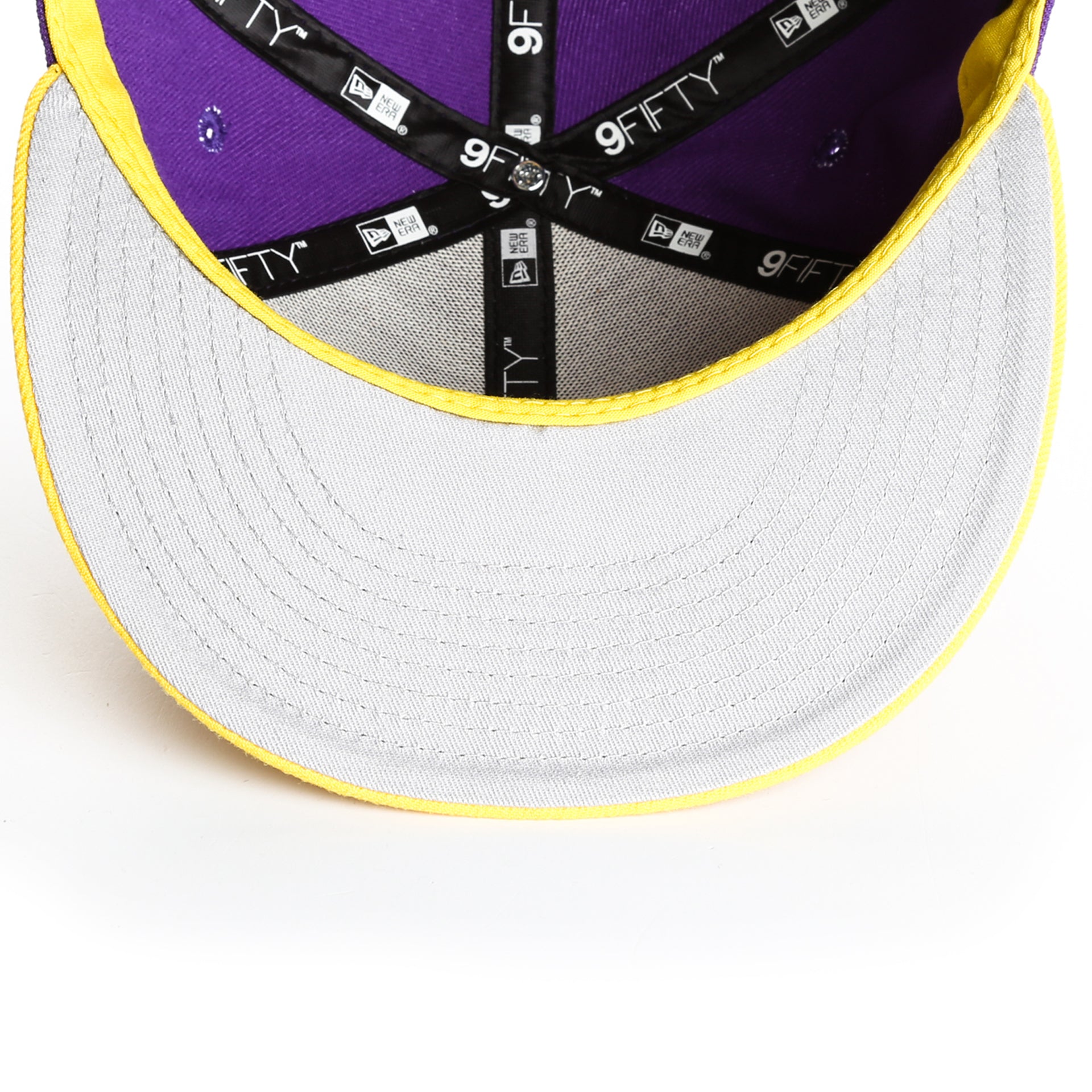 New Era 9Fifty Y2K NE Double Whammy Los Angeles Lakers Snapback Hat - Purple NBA Basketball Cap for Men & Women - Perfect for Games, Streetwear & Fan Collections