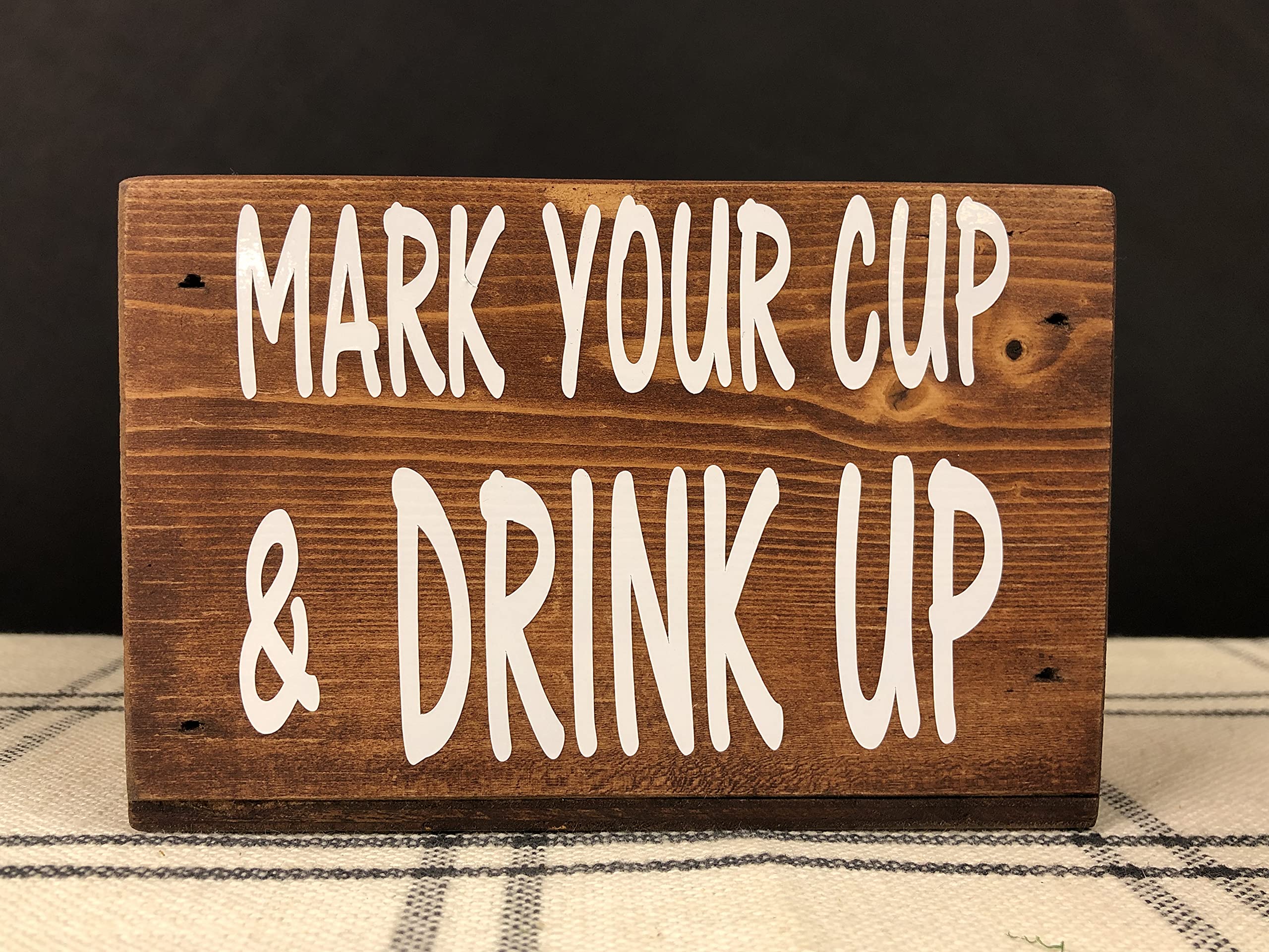 Early American Style Solo Cup Holder with Pen Holder - Perfect for Office, Home, and Party Use