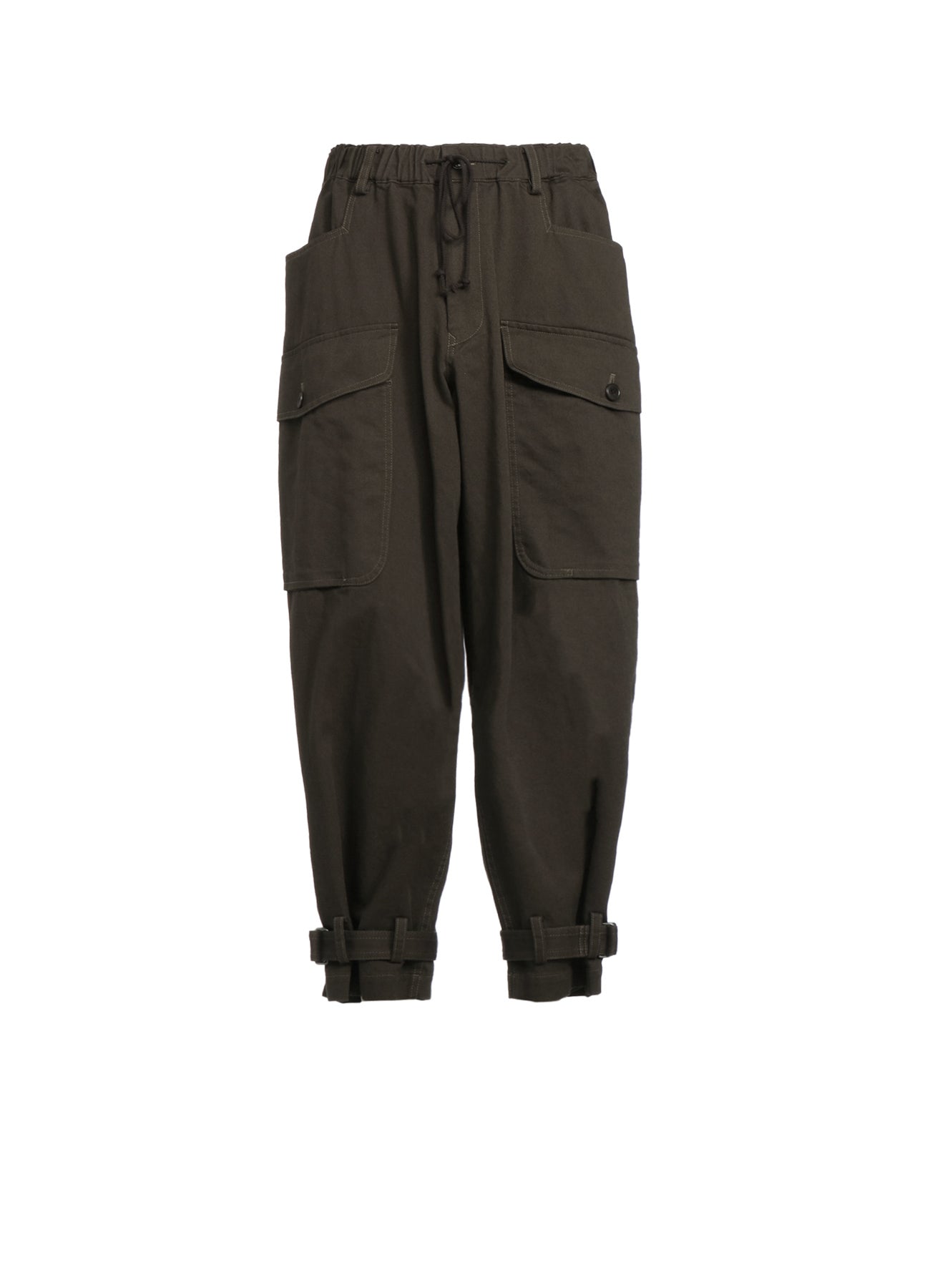 Men's Cotton Drill Cargo Pants with Adjustable Belted Hems - Durable Workwear & Outdoor Adventure Pants for Hiking, Camping & Casual Wear