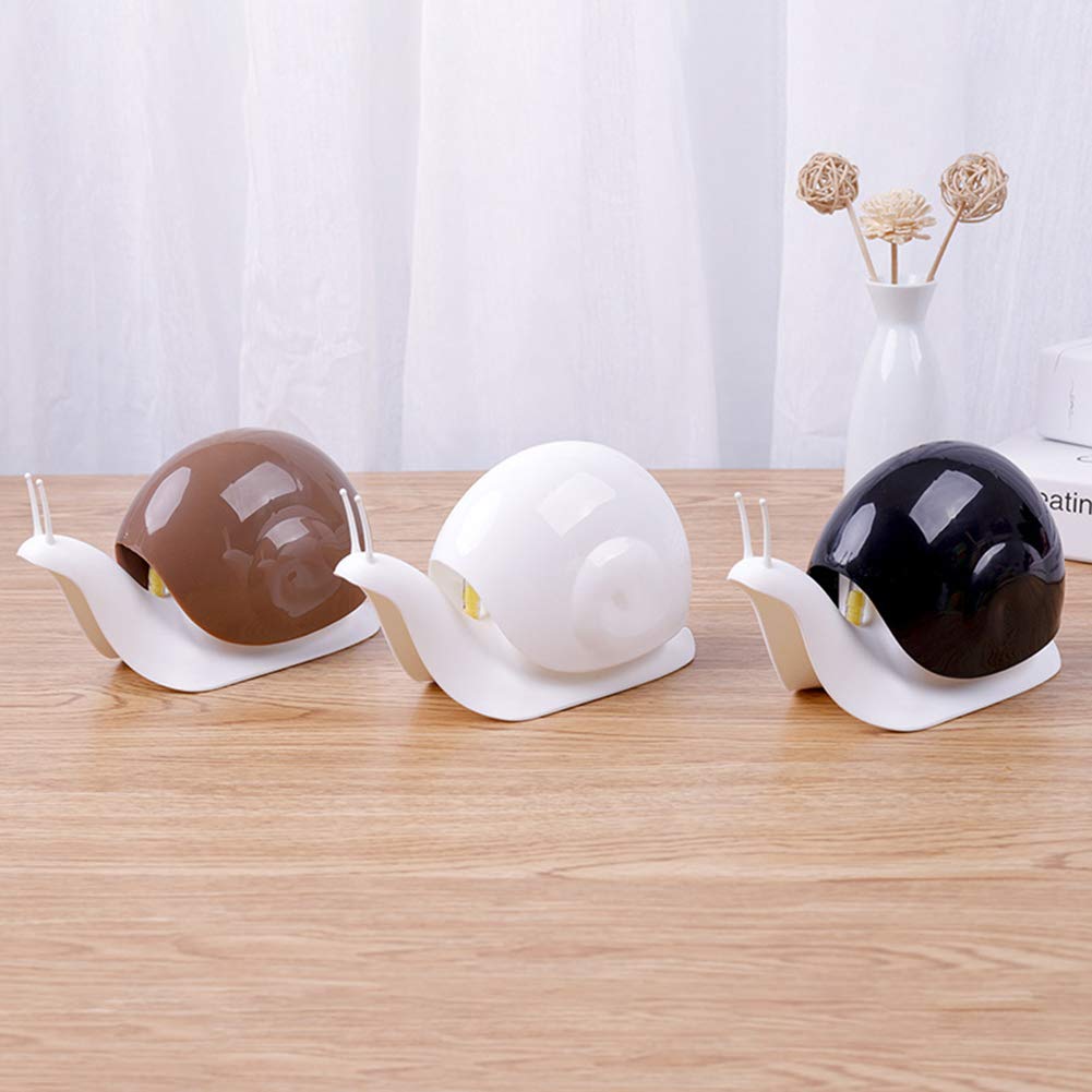 Snail-Shaped Press-Type Liquid Soap Dispenser - 120ml White PP Hand Wash Dispenser for Bathroom, Kitchen & Travel | Home, Hotel & Office Use