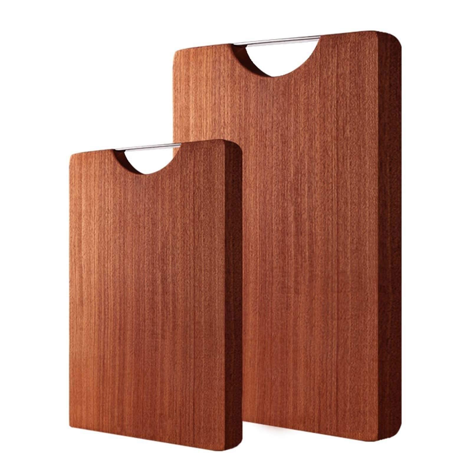 Premium Solid Ebony Wood Cutting Board - 48x32x3cm Unsplit Whole Wood Chopping Block for Kitchen - Perfect for Slicing Fruits, Vegetables, and Meats - Durable Household Cutting Board for Chefs and Home Cooks