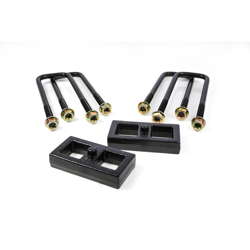 1IN 99-21 Tundra & 95-23 Tacoma Rear Lift Block Kit - Heavy Duty Suspension Upgrade for Off-Roading & Towing