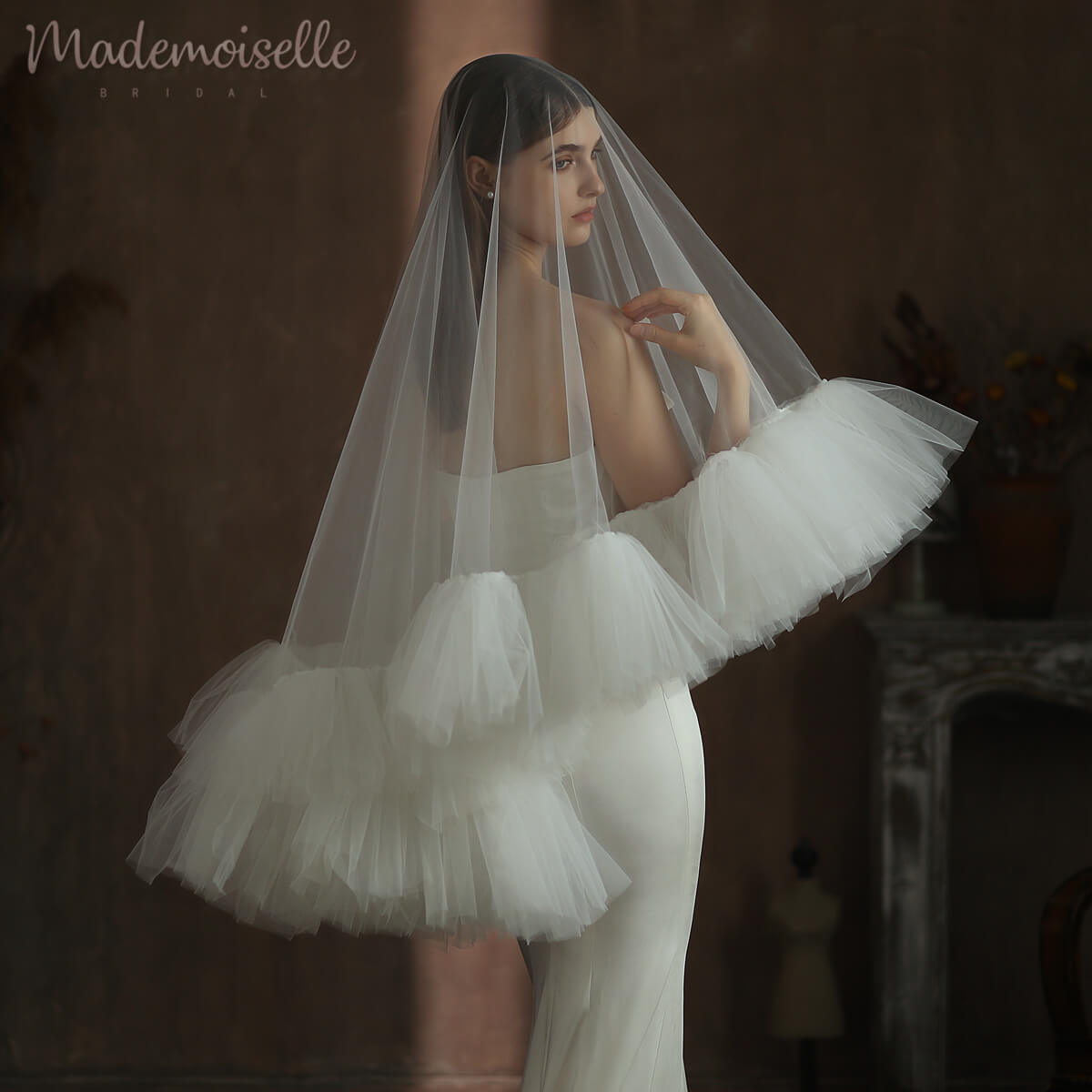 Ella Veil - Elegant Bridal Veil for Weddings & Special Occasions | Perfect for Brides, Prom & Formal Events