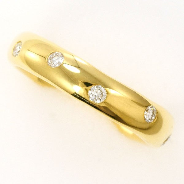 18K Yellow Gold Diamond Ring with Certificate - Elegant Wedding Band, Anniversary Gift for Her, Perfect for Engagement & Special Occasions