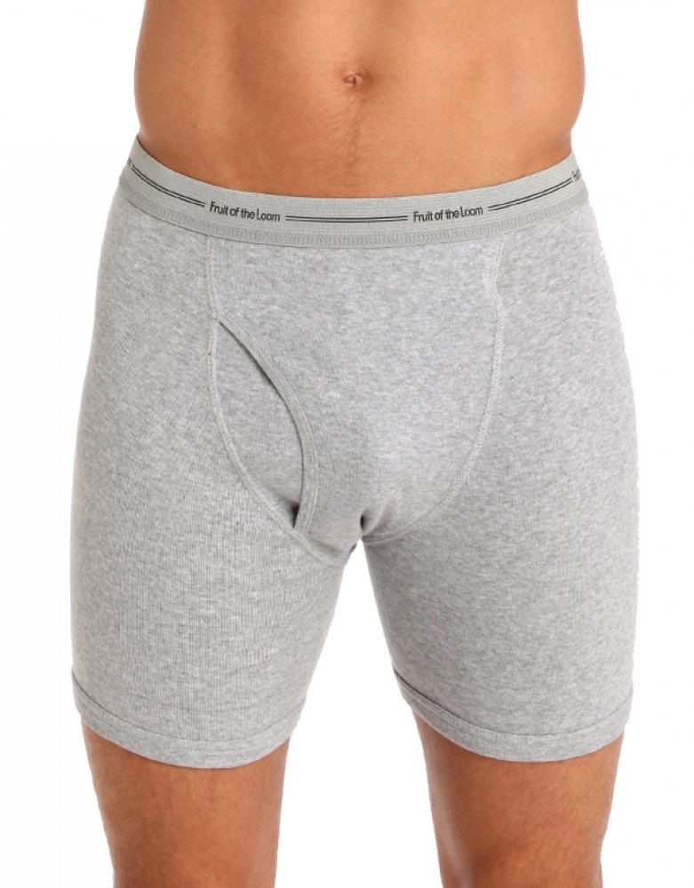 Fruit of the Loom Men's Boxer Briefs 4-Pack - Soft Cotton Underwear for Men - Comfortable Everyday Wear for Work, Gym & Sleep