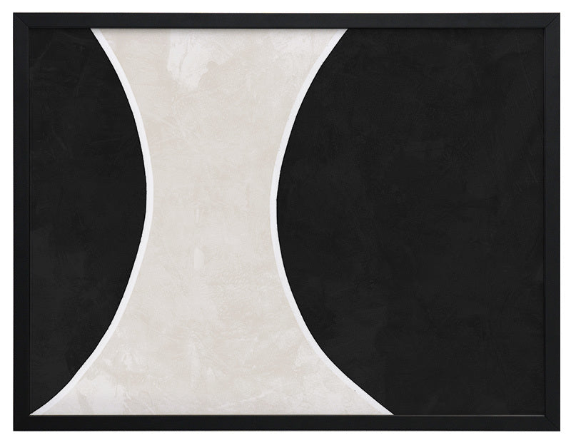 Ellipse Framed Wall Art Print - Modern Abstract Canvas Painting for Living Room, Bedroom & Office Decor
