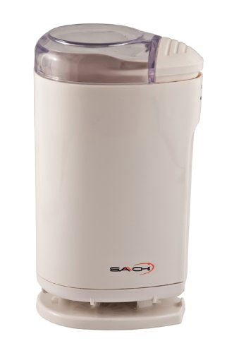 Premium Saachi Electric Spice Grinder - Stainless Steel Blades for Coffee, Nuts & Herbs - Perfect for Home Kitchens & Coffee Shops