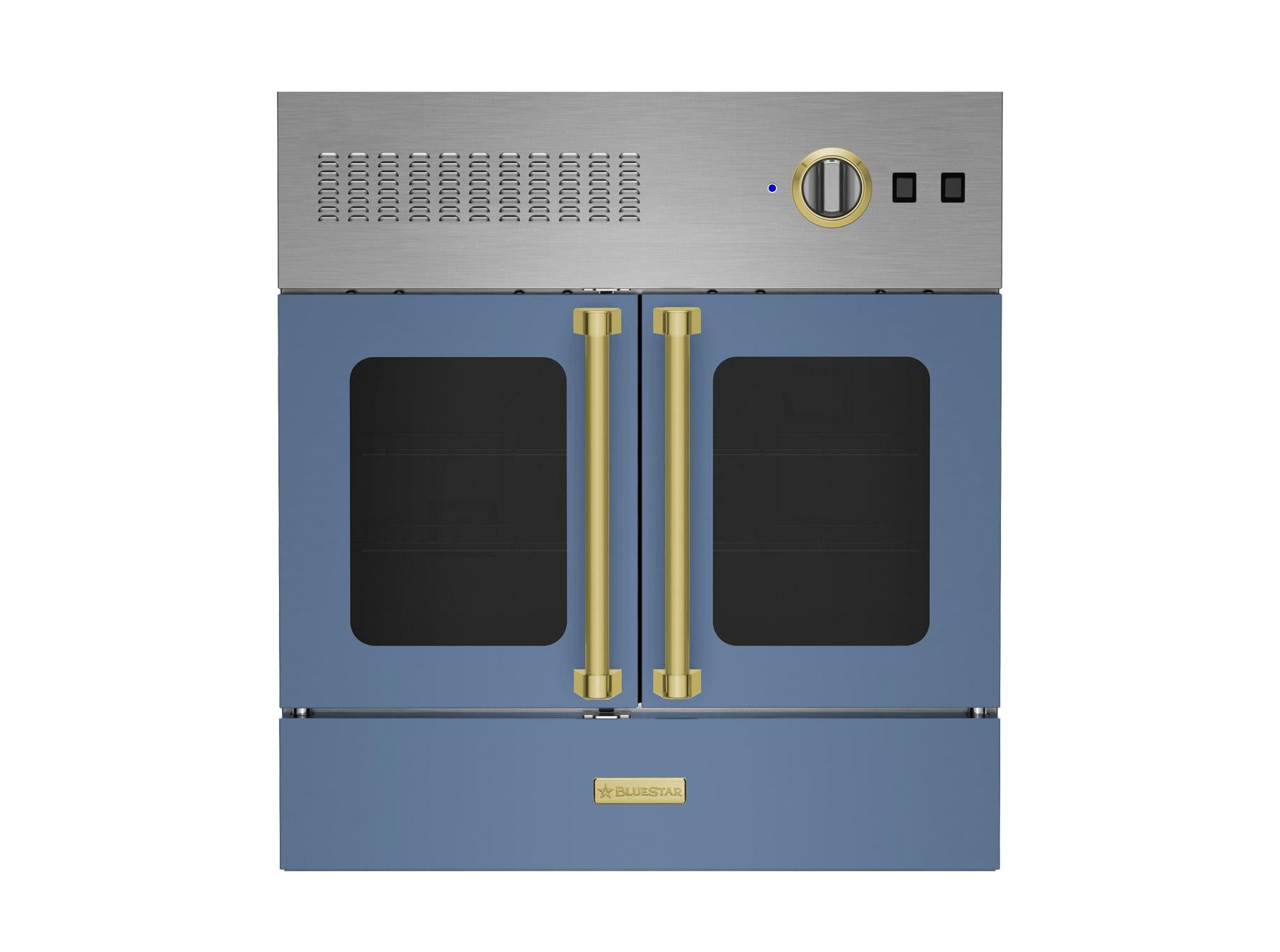Bluestar BWO30AGSV2 30 Inch Professional Gas Wall Oven with French Doors - Perfect for Home Chefs & Modern Kitchens