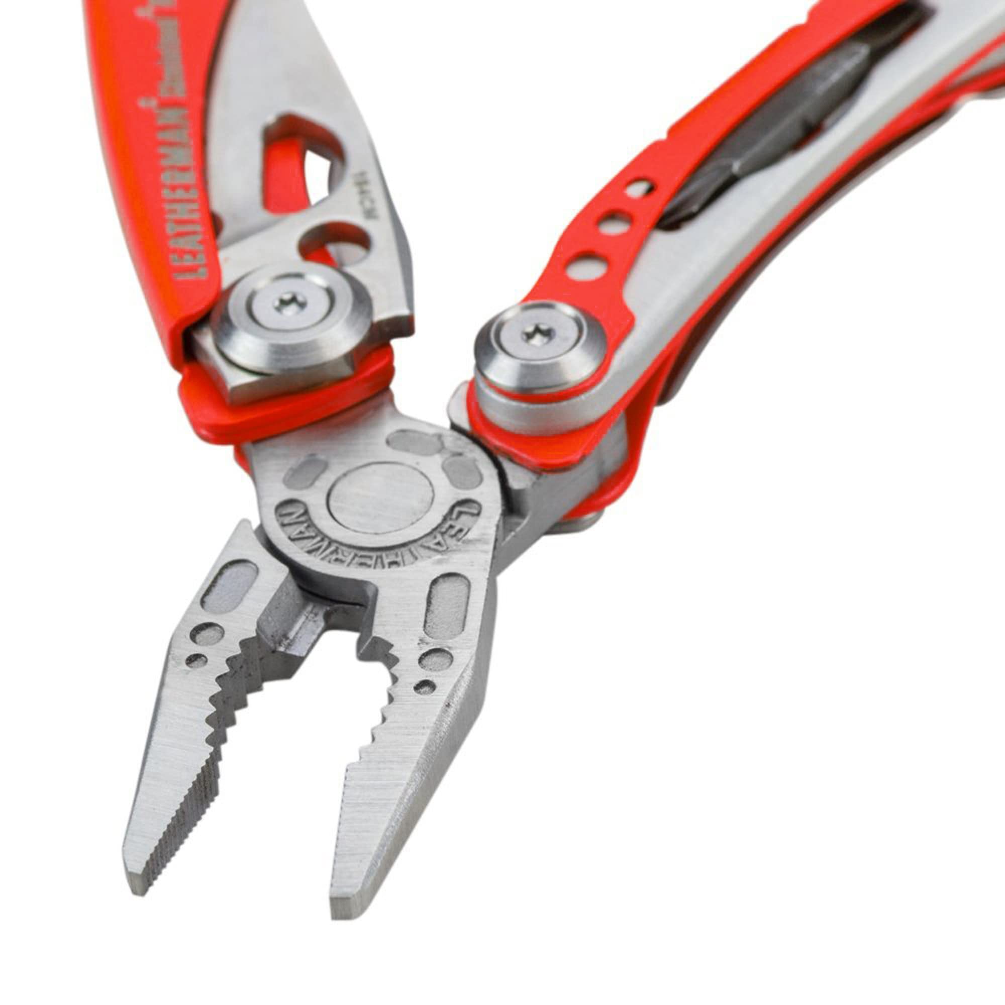 **LEATHERMAN Skeletool RX Multitool with Serrated Knife & Glass Breaker - Compact & Lightweight for Outdoor, Camping, Hiking & Emergency Use (Red)**