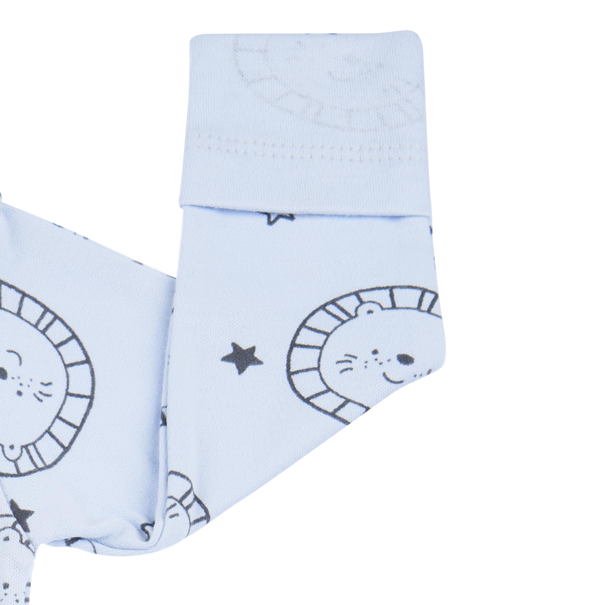 100% Organic Cotton Baby Convertible Footie Pajamas - 2-Way Front Zip, Mitten Cuffs - Unisex Infant Bodysuit & Romper for Boys & Girls | Perfect for Nursery, Sleepwear & Playtime