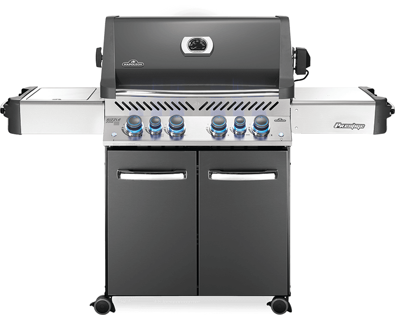 Napoleon Prestige 500 RSIB 4-Burner Propane Gas Grill with Infrared Side Burner - P500RSIBPSS - Perfect for Backyard BBQs, Outdoor Cooking & Entertaining