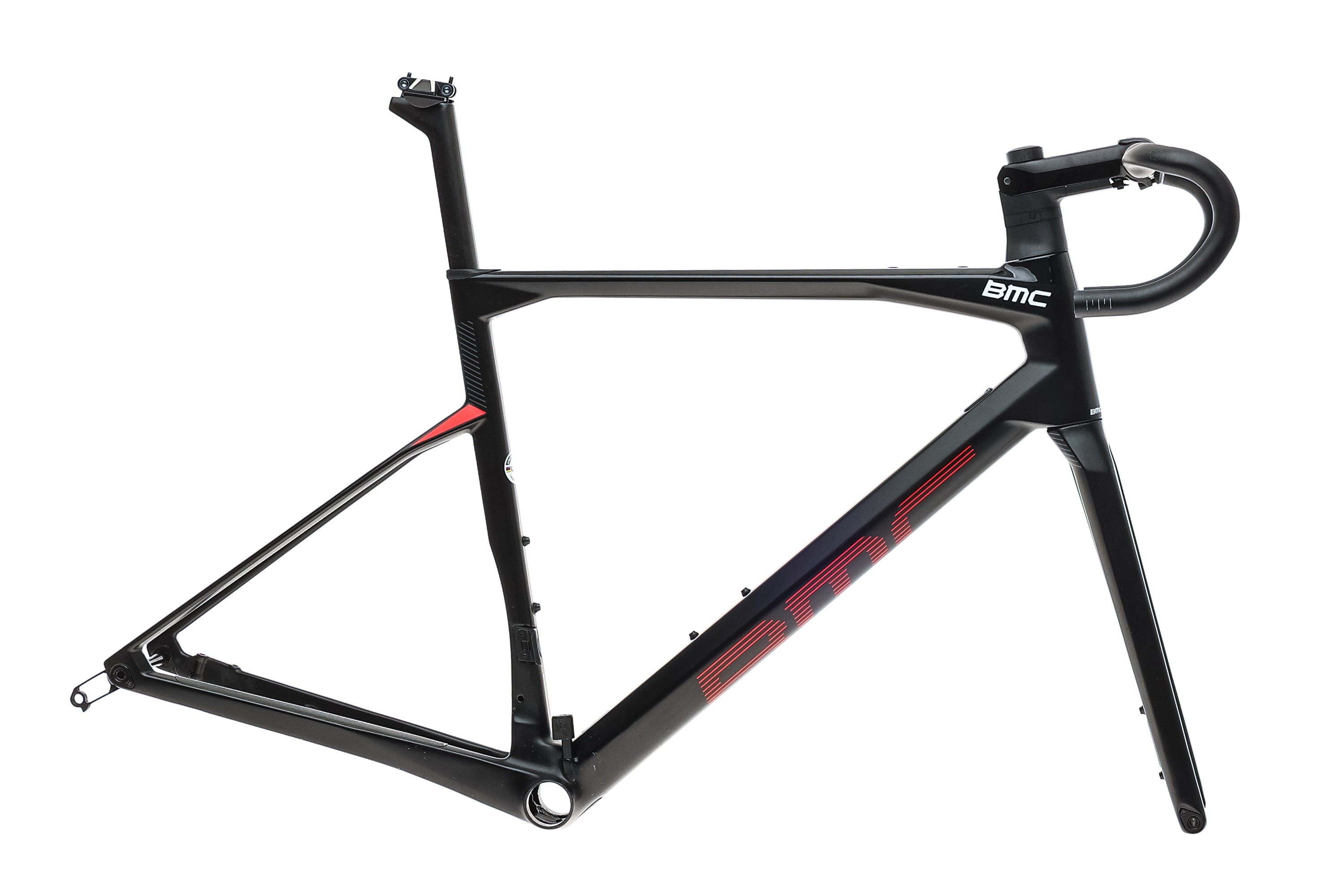BMC Roadmachine 01 54cm Carbon Road Bike Frameset - Lightweight & Aero Design for Competitive Cycling & Endurance Rides | Perfect for Road Racing, Triathlons & Long-Distance Training