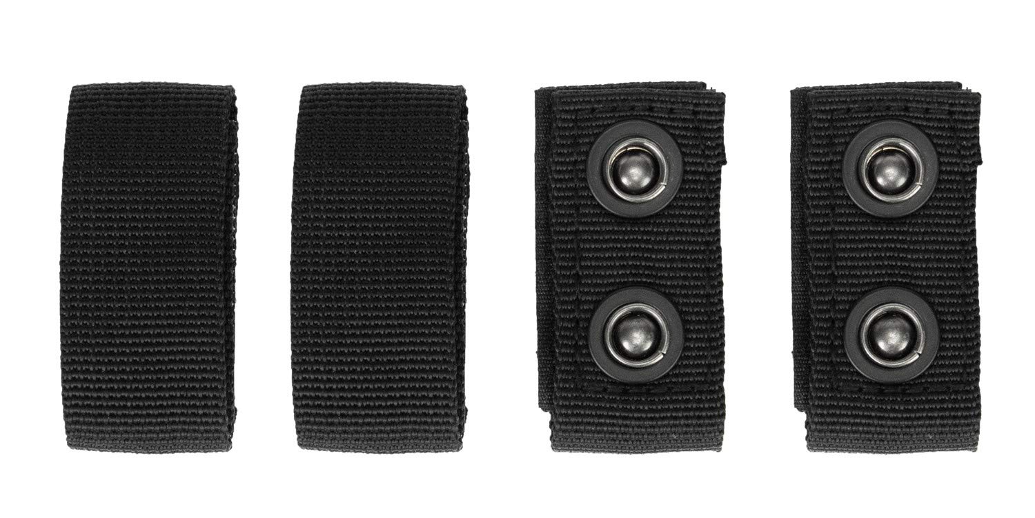 RYNO GEAR Nylon Keepers with Hook and Loop Snaps - 4 Pack - Organize Cables, Tools & Gear - Perfect for Home, Office, Workshop & Travel Accessories