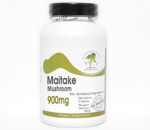 Organic Maitake Mushroom Extract 900mg - 200 Vegan Capsules | No Additives, Gluten-Free | Immune Support & Wellness Supplement for Daily Health Boost