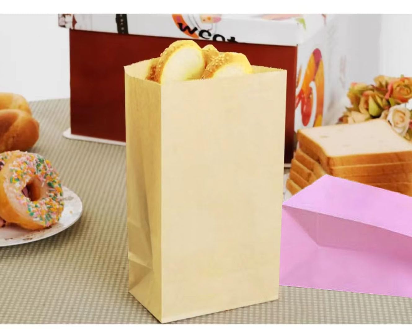 24-Piece Pastel Colored Birthday Gift Bags Set - 2