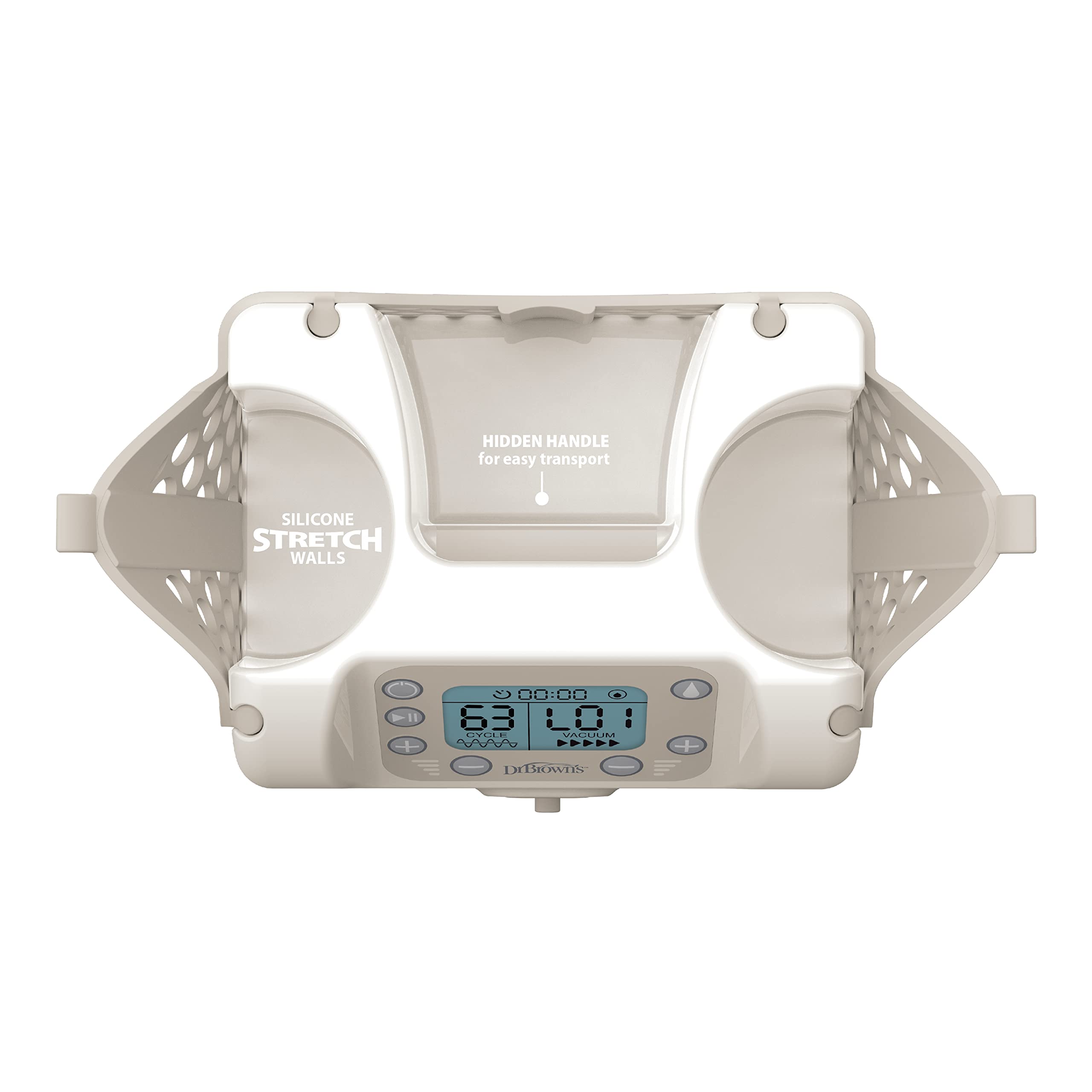 Dr. Brown's Customflow Hospital Strength Double Electric Breast Pump - Adjustable Suction & Speed, Includes 4oz Bottles, Flanges & Accessories - Ideal for Working Moms & Breastfeeding at Home or Travel