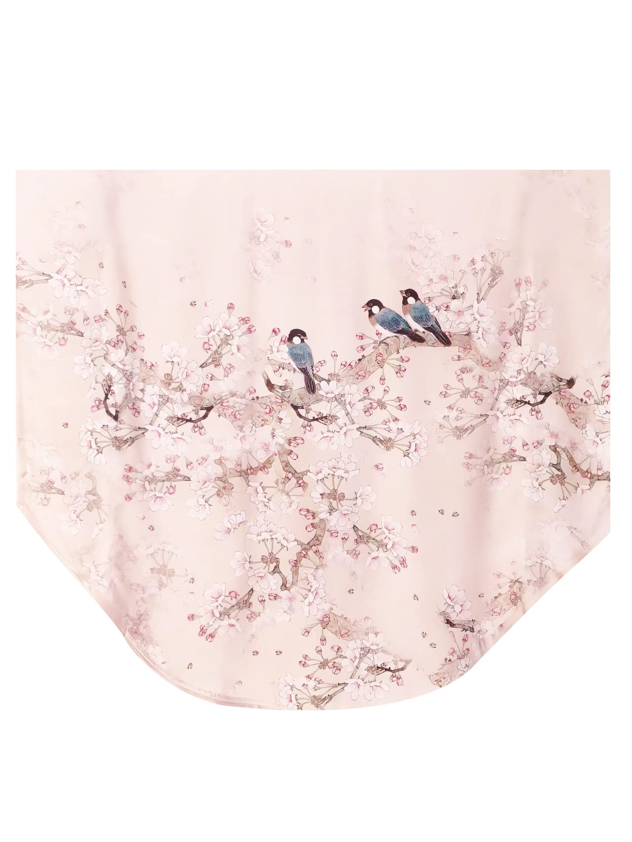Luxury 100% Silk Pajamas for Women - Floral Print Silk Kimono Robe with Doll Sleeves - Elegant Sleepwear & Loungewear for Spa Days, Bridal Showers, and Relaxing Evenings at Home