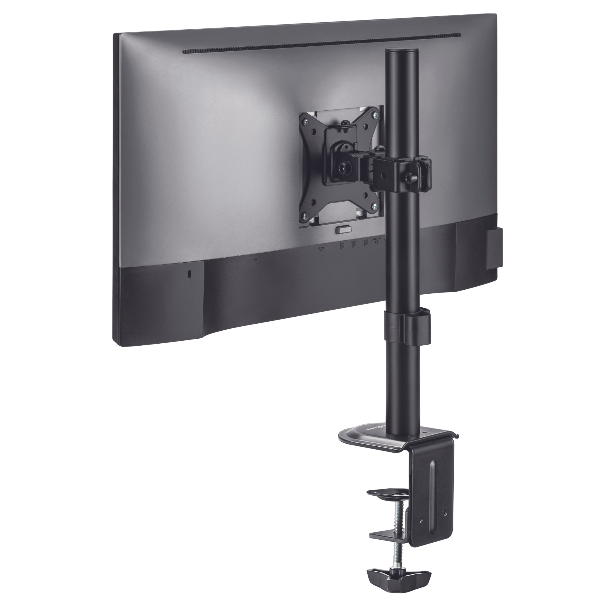 Outshine Gaming Single Monitor Mount - Adjustable VESA Desk Stand for 17-32 inch Screens - Perfect for Home Office, Gaming Setup & Workstation Ergonomics