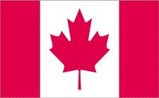 5x8 FT Canada Nylon Flag - Heavy Duty All-Weather Outdoor Canadian Flag with Brass Grommets - Perfect for Backyards, Parades & National Celebrations