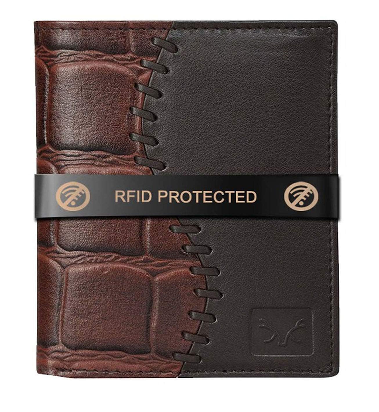 Premium Genuine Leather RFID Blocking Wallet for Men - Slim Bifold Credit Card Holder with Money Clip | Ideal for Business, Travel & Everyday Use