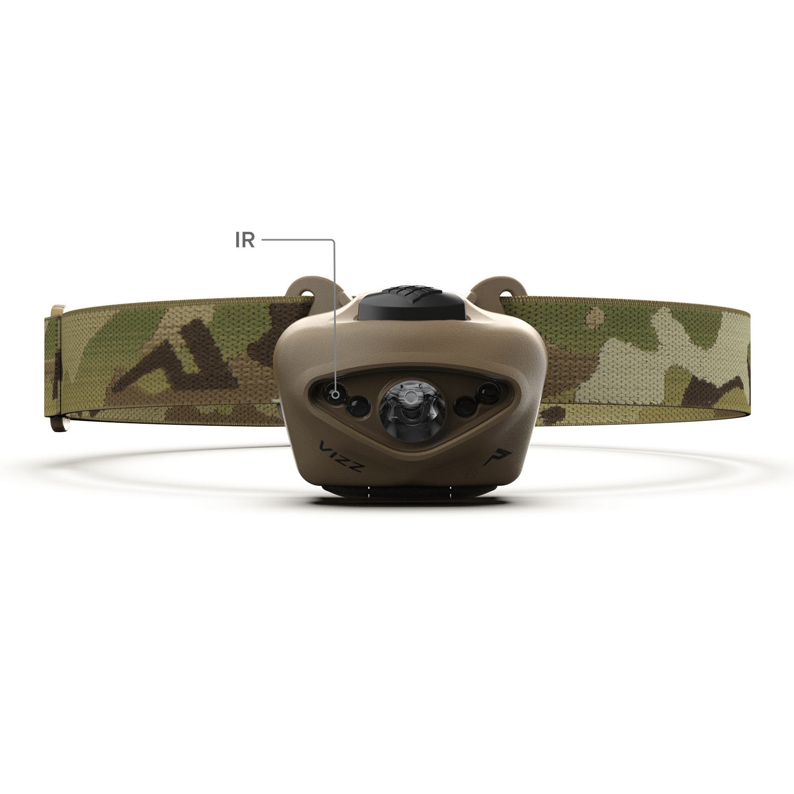 Princeton Tec Vizz Tactical MPLS Headlamp - 550 Lumens LED Headlight for Camping, Hiking & Outdoor Adventures | Waterproof & Durable | Made in USA