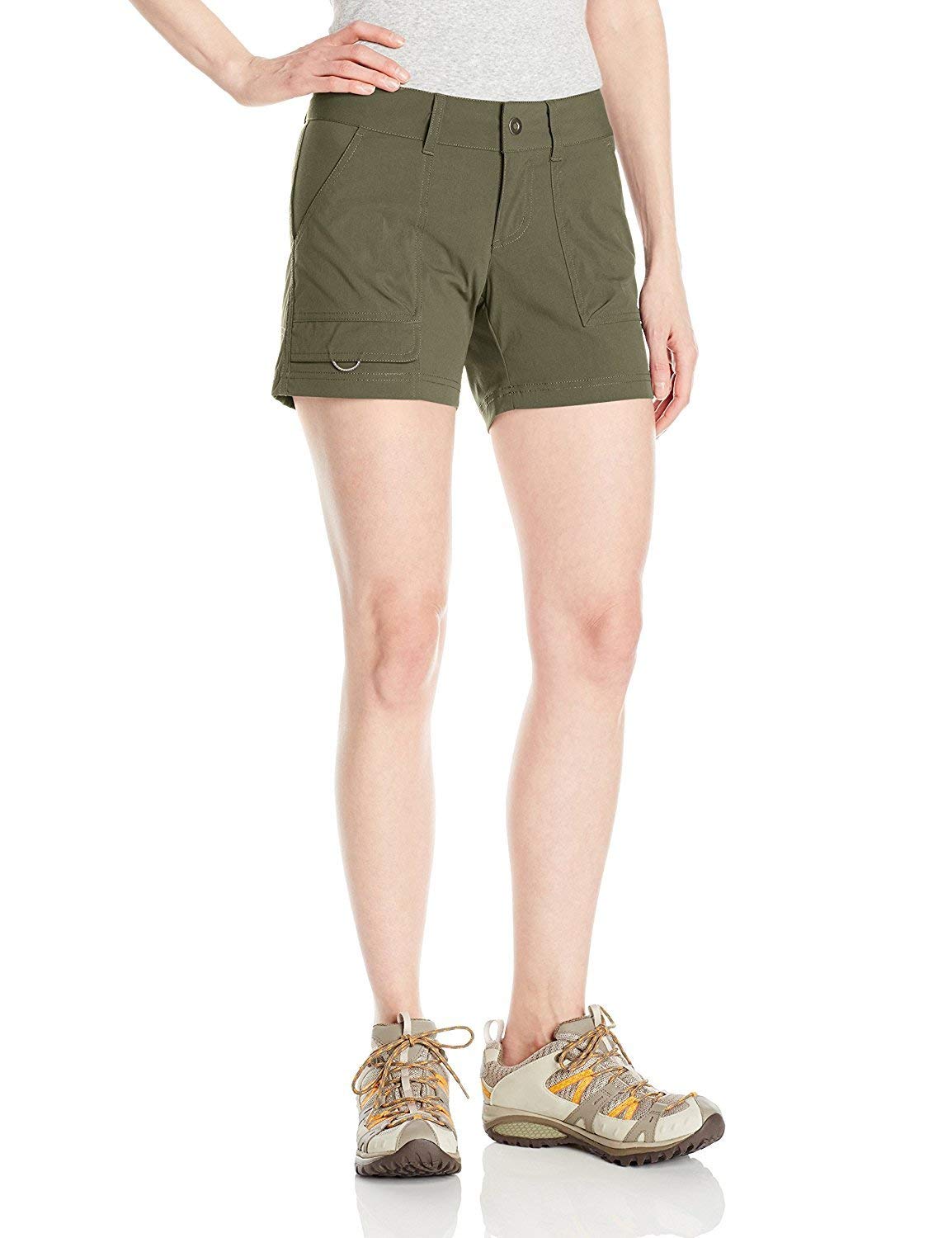 Columbia Women's Silver Ridge Stretch Shorts - Lightweight Hiking Shorts with UPF 50 Sun Protection, Quick-Dry & Breathable for Outdoor Adventures, Camping, and Travel