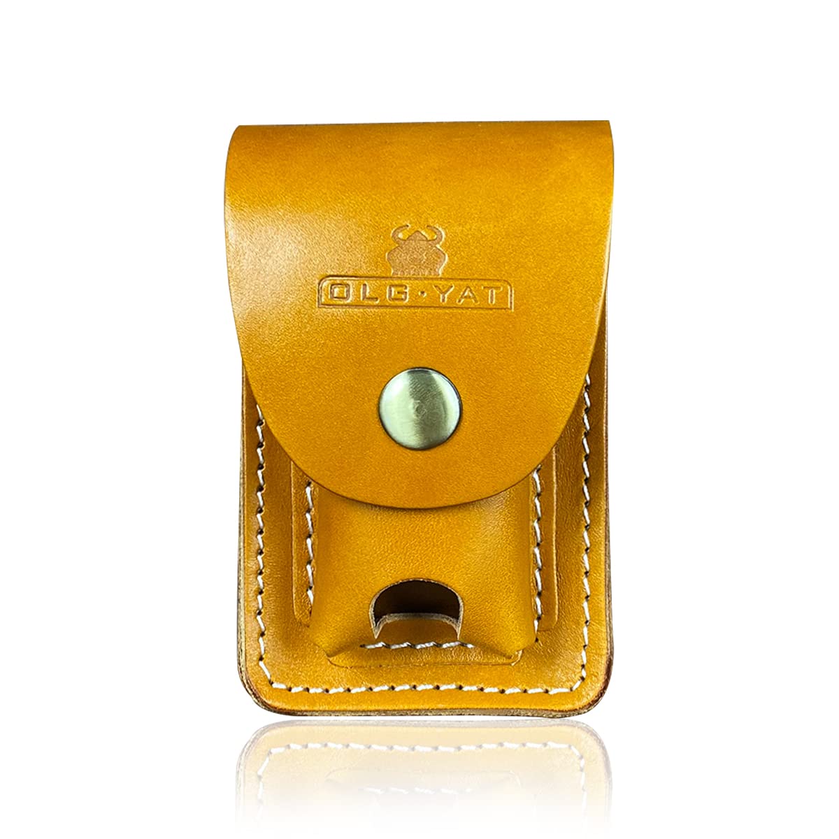 Genuine Leather Cigarette Case Holder with Belt Loop & Buckle - Handmade Smoking Accessory for Men & Women - Perfect for Outdoor Activities, Travel, and Daily Use
